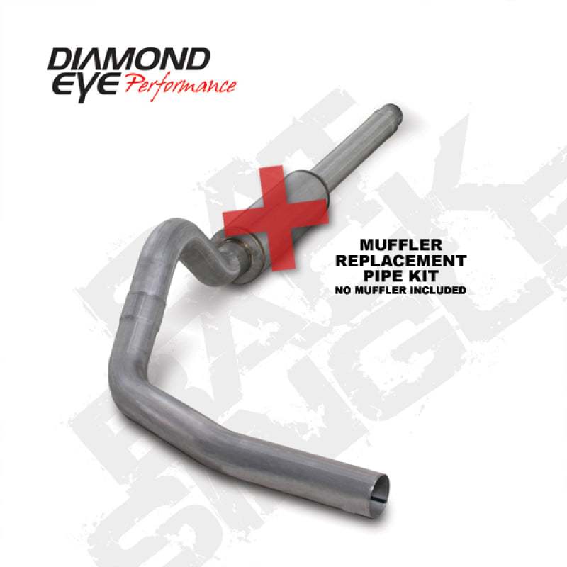 Diamond Eye KIT 4in CB MFLR RPLCMENT PIPE SGL AL: 94-97 FORD 7.3L F250/F350 PWRSTROKE Diamond Eye KIT 4in CB MFLR RPLCMENT PIPE SGL AL: 94-97 FORD 7.3L F250/F350 PWRSTROKE