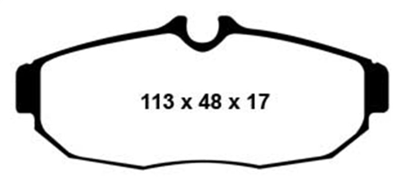 EBC 05-10 Ford Mustang 4.0 Redstuff Rear Brake Pads EBC 05-10 Ford Mustang 4.0 Redstuff Rear Brake Pads