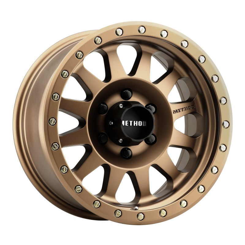 Method MR304 Double Standard 17x8.5 0mm Offset 6x5.5 108mm CB Method Bronze Wheel Method MR304 Double Standard 17x8.5 0mm Offset 6x5.5 108mm CB Method Bronze Wheel