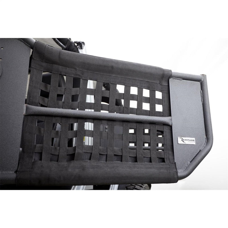Rampage 1997-2006 Jeep Wrangler(TJ) 2-Door Tube Doors With Netting - Black Rampage 1997-2006 Jeep Wrangler(TJ) 2-Door Tube Doors With Netting - Black