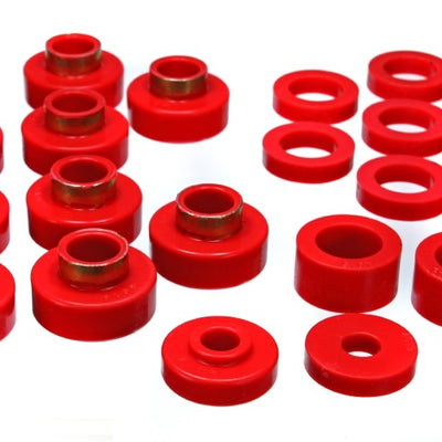 Energy Suspension Cj5-7 Body Mounts - Red