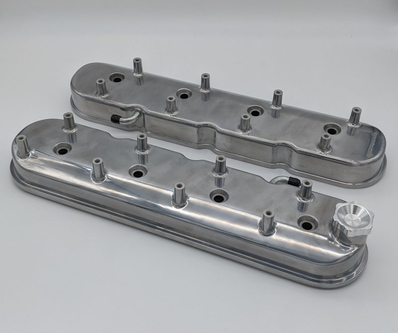 Granatelli 96-22 GM LS Tall Valve Cover w/Integral Angled Coil Mounts - Polished (Pair) Granatelli 96-22 GM LS Tall Valve Cover w/Integral Angled Coil Mounts - Polished (Pair)