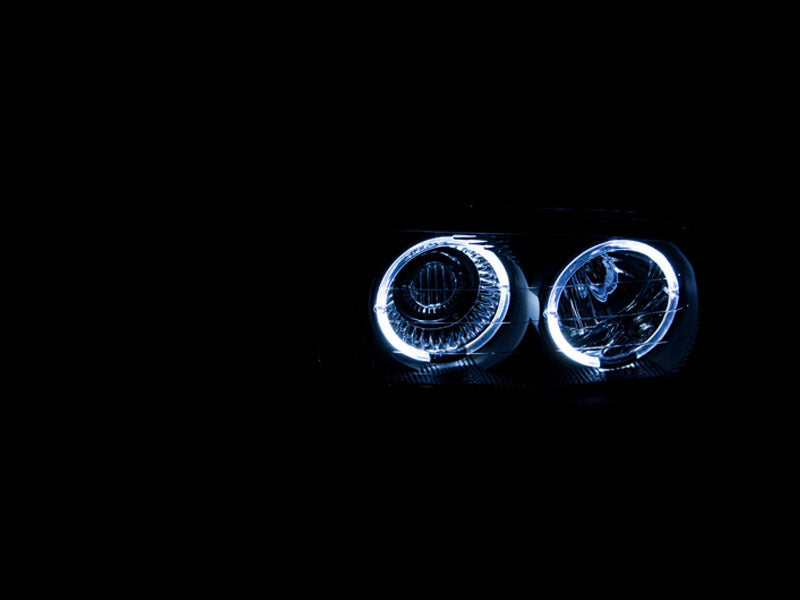 ANZO 1999-2006 Gmc Sierra 1500 Projector Headlights w/ Halo Black ANZO 1999-2006 Gmc Sierra 1500 Projector Headlights w/ Halo Black