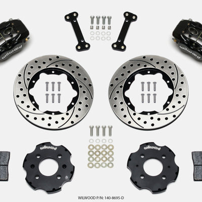 Wilwood Forged Dynalite Front Hat Kit 11.00in Drilled Integra/Civic w/Fac.240mm Rtr