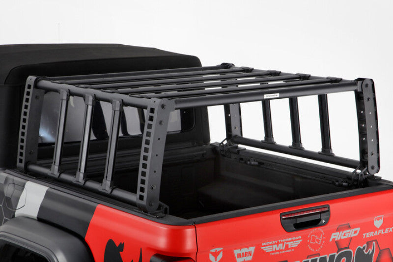 Go Rhino 19-21 Jeep Gladiator XRS Overland Xtreme Rack - Black Go Rhino 19-21 Jeep Gladiator XRS Overland Xtreme Rack - Black
