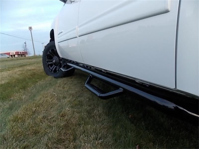 N-Fab Nerf Step 07-13 Chevy-GMC 2500/3500 07-10 1500 Crew Cab - Gloss Black - Cab Length - 3in N-Fab Nerf Step 07-13 Chevy-GMC 2500/3500 07-10 1500 Crew Cab - Gloss Black - Cab Length - 3in