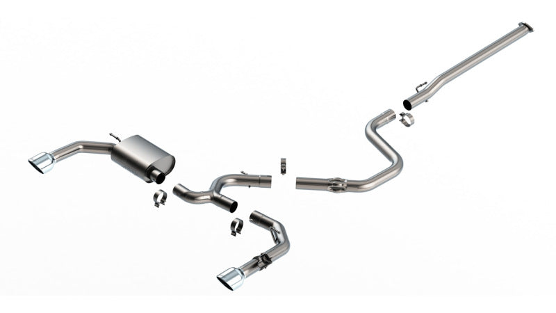 Borla 22-23 Hyundai Elantra N 2.0L 4 CYL. Turbo AT/MT ATAK Catback Exhaust Bright Chrome Borla 22-23 Hyundai Elantra N 2.0L 4 CYL. Turbo AT/MT ATAK Catback Exhaust Bright Chrome