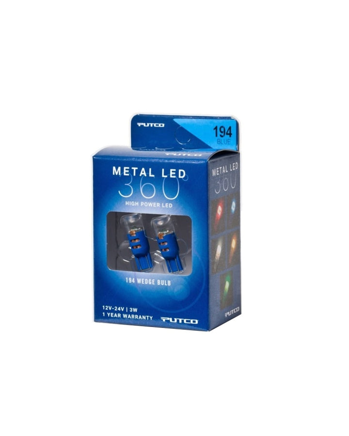 Putco 194 - Blue Metal 360 LED Putco 194 - Blue Metal 360 LED