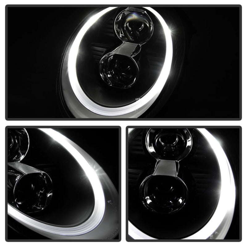 Spyder Porsche 911 997 2005-2009 Projector Headlights Halogen Model DRL LED Blk PRO-YD-P99705-DRL-BK Spyder Porsche 911 997 2005-2009 Projector Headlights Halogen Model DRL LED Blk PRO-YD-P99705-DRL-BK