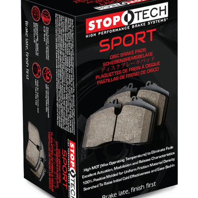 StopTech 2016 Ford Focus RS Front Premium Sport Brake Pad