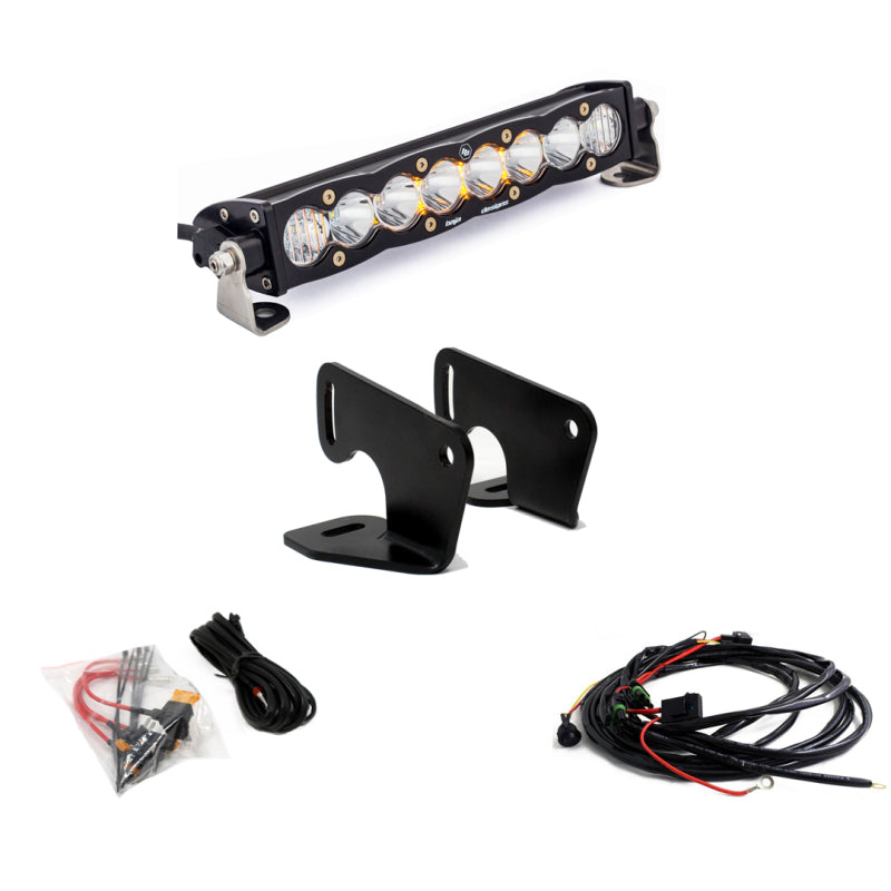 Baja Designs Polaris RZR Pro XP Hood Mount Light Kit 10in S8 Baja Designs Polaris RZR Pro XP Hood Mount Light Kit 10in S8