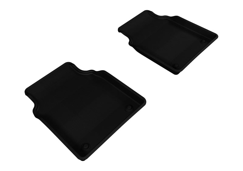 3D MAXpider 2011-2018 Audi A8L Kagu 2nd Row Floormats - Black 3D MAXpider 2011-2018 Audi A8L Kagu 2nd Row Floormats - Black