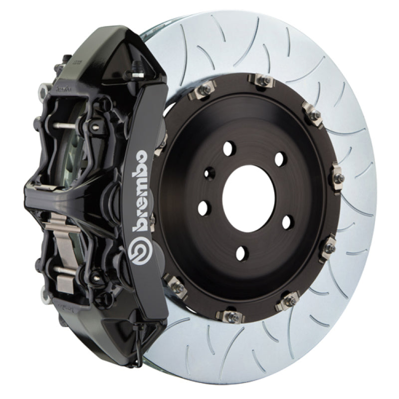 Brembo 15-19 Macan Turbo Front GT BBK 6 Piston Cast 405x34 2pc Rotor Slotted Type3-Black Brembo 15-19 Macan Turbo Front GT BBK 6 Piston Cast 405x34 2pc Rotor Slotted Type3-Black