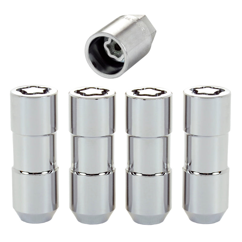 McGard Wheel Lock Nut Set - 4pk. (Cone Seat Duplex) 1/2-20 / 7/8 Hex / 2.5in. Length - Chrome McGard Wheel Lock Nut Set - 4pk. (Cone Seat Duplex) 1/2-20 / 7/8 Hex / 2.5in. Length - Chrome