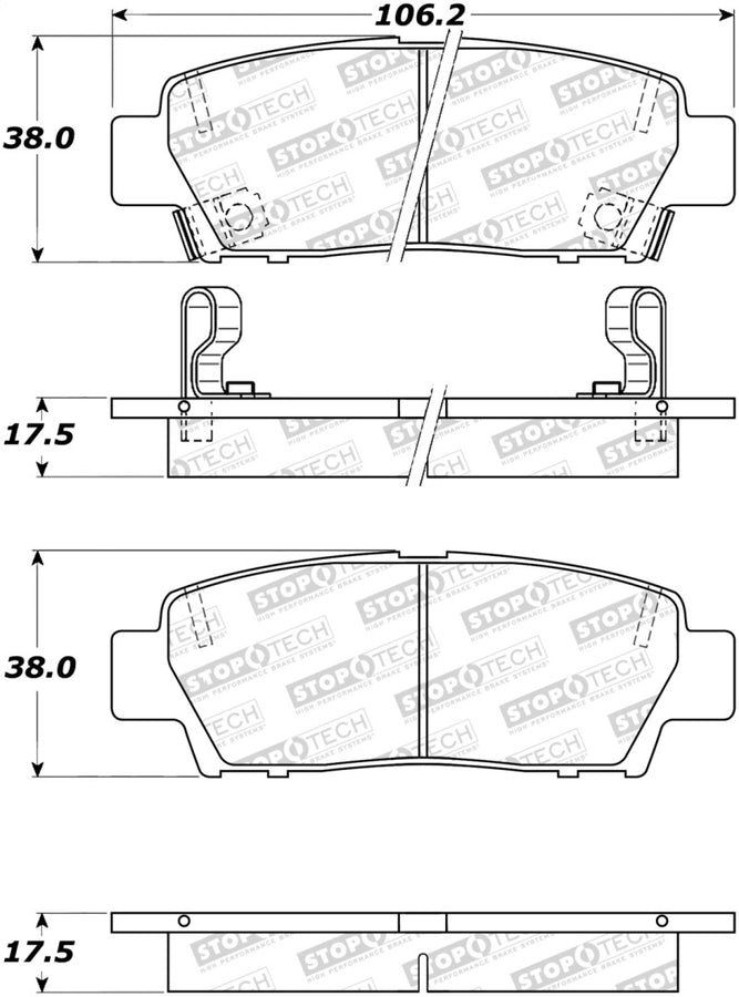 StopTech Street Brake Pads StopTech Street Brake Pads