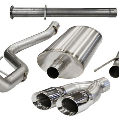 Corsa 2011-2014 Ford F-150 Raptor 6.2L V8 133in Wheelbase Polished Xtreme Cat-Back Exhaust