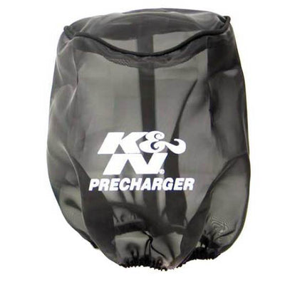 K&N PreCharger Tapered Air Filter Wrap Black 6in Height / 6in Diameter