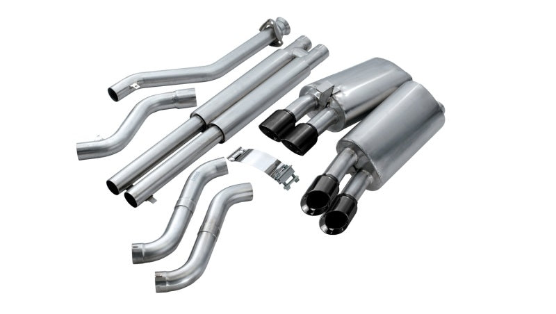 Corsa 1992-1995 Chevrolet Corvette C4 5.7L V8 LT1 Sport Cat-Back Exhaust w/ Twin 3.5in Black Tips Corsa 1992-1995 Chevrolet Corvette C4 5.7L V8 LT1 Sport Cat-Back Exhaust w/ Twin 3.5in Black Tips