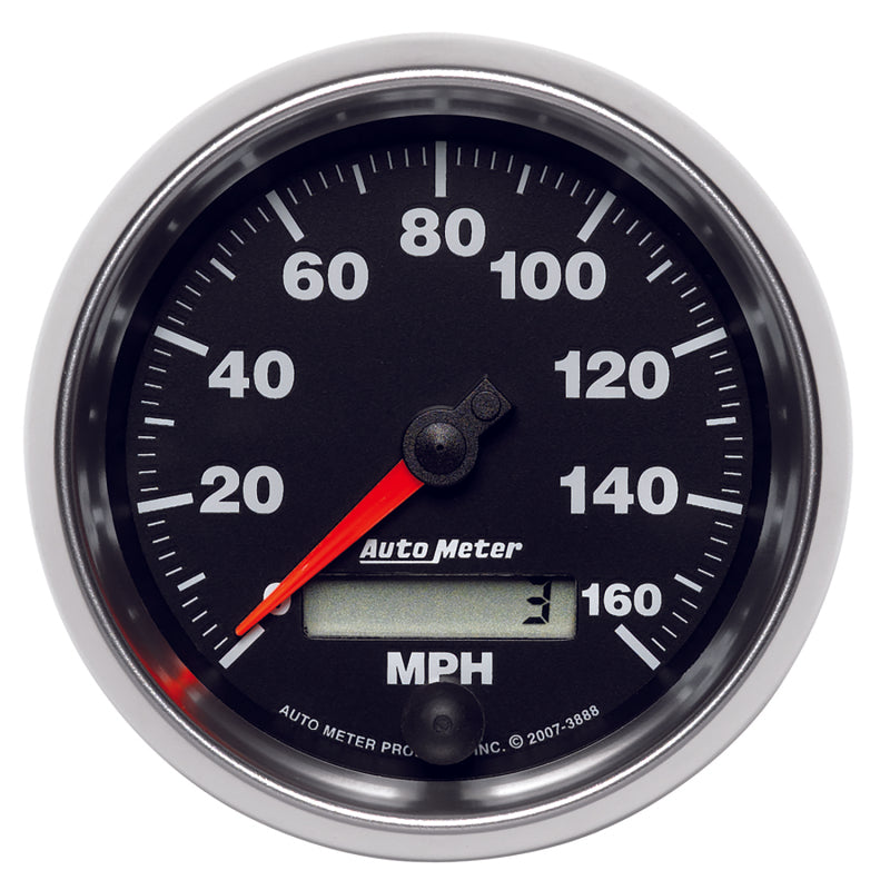 Autometer GS 3-3/8 inch 160 MPH In Dash Speedometer Gauge Autometer GS 3-3/8 inch 160 MPH In Dash Speedometer Gauge