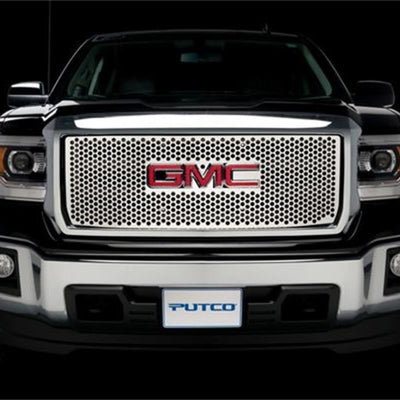 Putco 14-15 GMC Sierra LD - All Terrain Model Only Punch Stainless Steel Grilles