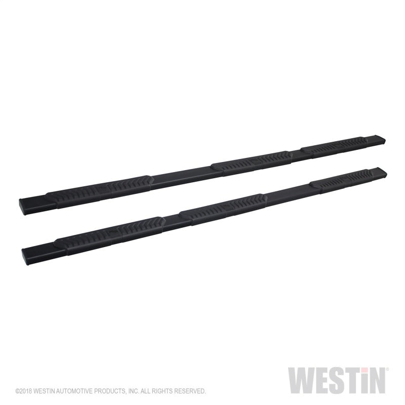 Westin 07-18 Chevrolet Silverado 1500 Ext Cab & DC 6.5ft Bed R5 M-Series W2W Nerf Step Bars - Blk Westin 07-18 Chevrolet Silverado 1500 Ext Cab & DC 6.5ft Bed R5 M-Series W2W Nerf Step Bars - Blk