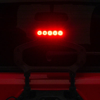 Raxiom 18-23 Jeep Wrangler JL Axial Series LED Third Brake Light- Red