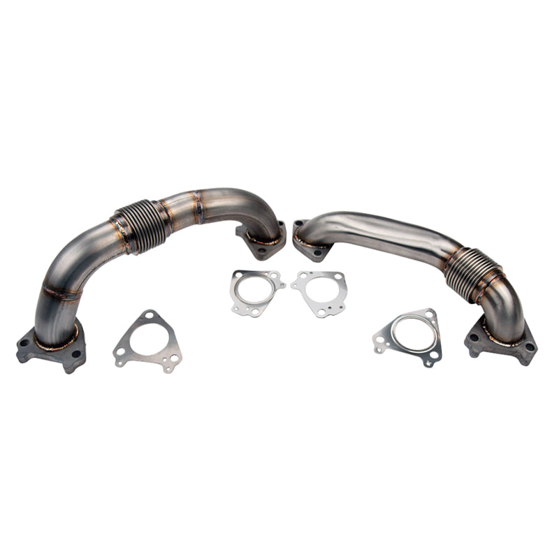 Wehrli 01-04 Chevrolet 6.6L Duramax LB7 2in Stainless Up Pipe Kit w/Gaskets - Single Turbo Wehrli 01-04 Chevrolet 6.6L Duramax LB7 2in Stainless Up Pipe Kit w/Gaskets - Single Turbo