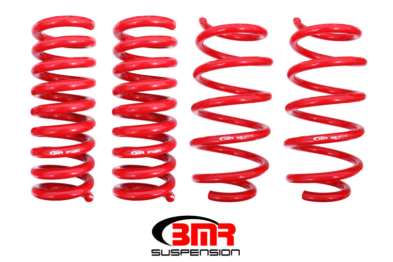 BMR 08-19 Dodge Challenger Lowering Springs 1.25in Drop - Set of 4 - Red BMR 08-19 Dodge Challenger Lowering Springs 1.25in Drop - Set of 4 - Red