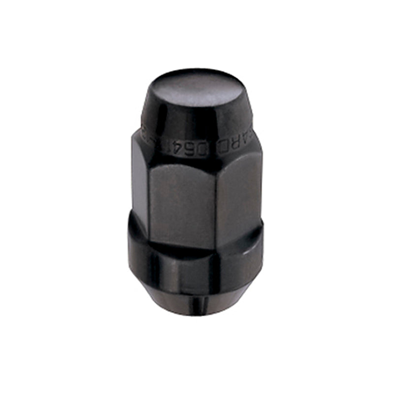 McGard Hex Lug Nut (Cone Seat Bulge Style) M14X1.5 / 22mm Hex / 1.945in. Length (4-Pack) - Black McGard Hex Lug Nut (Cone Seat Bulge Style) M14X1.5 / 22mm Hex / 1.945in. Length (4-Pack) - Black