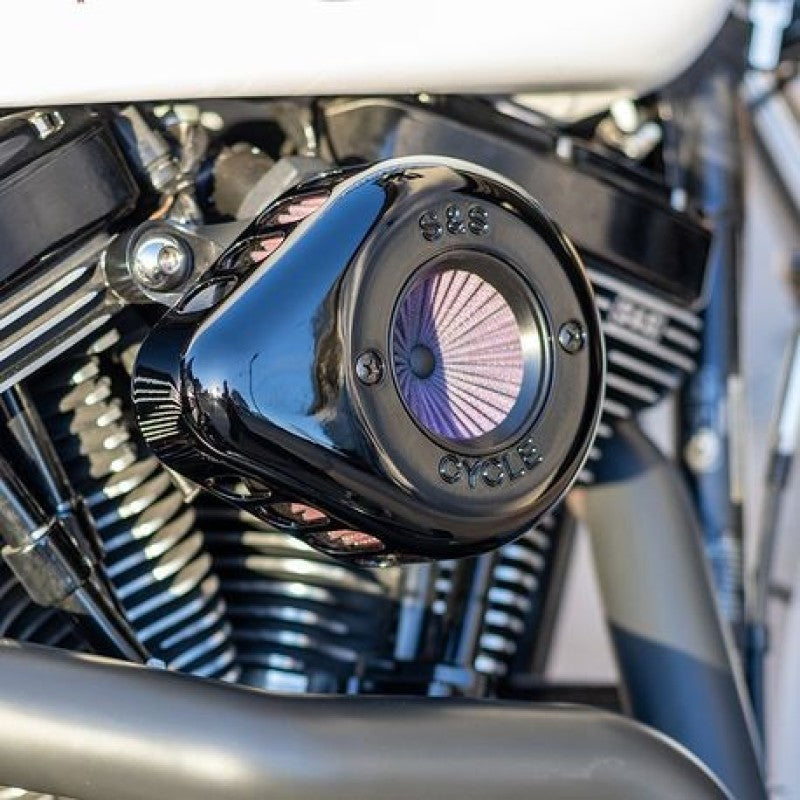 S&S Cycle 08-16 Touring/16-17 Softail Models Stealth Air Stinger Kit w/ Gloss Black Teardrop S&S Cycle 08-16 Touring/16-17 Softail Models Stealth Air Stinger Kit w/ Gloss Black Teardrop