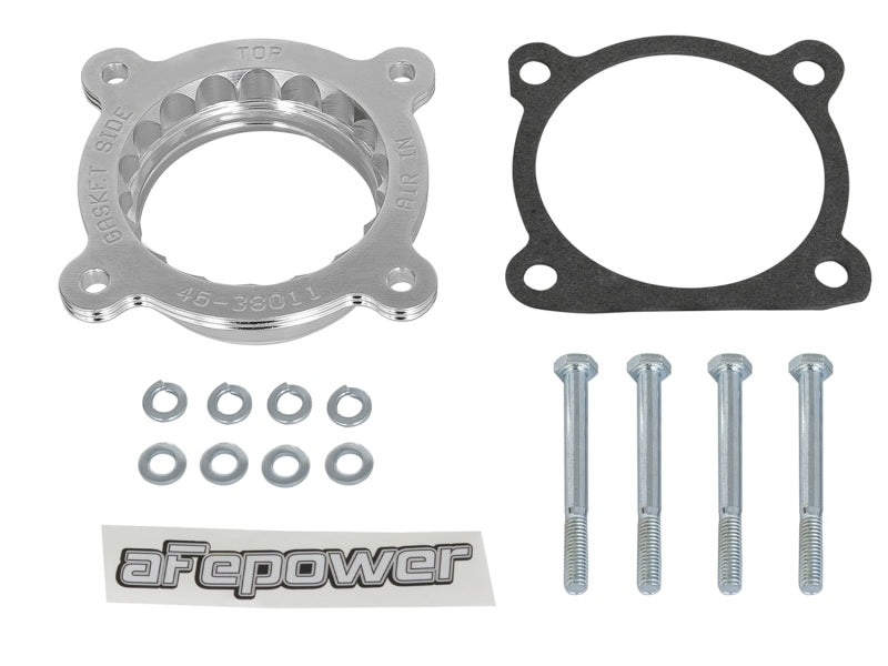 aFe Silver Bullet Throttle Body Spacer 10-18 Toyota FJ Cruiser V6 4.0L aFe Silver Bullet Throttle Body Spacer 10-18 Toyota FJ Cruiser V6 4.0L