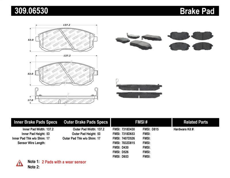 StopTech Performance 02-05 350z / 03-04 G35 / 03-05 G35X Front Brake Pads StopTech Performance 02-05 350z / 03-04 G35 / 03-05 G35X Front Brake Pads