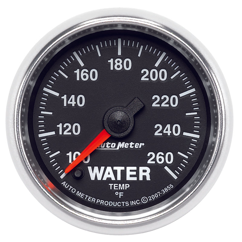 Autometer GS 100-260 degree Electronic Water Temperature Gauge Autometer GS 100-260 degree Electronic Water Temperature Gauge