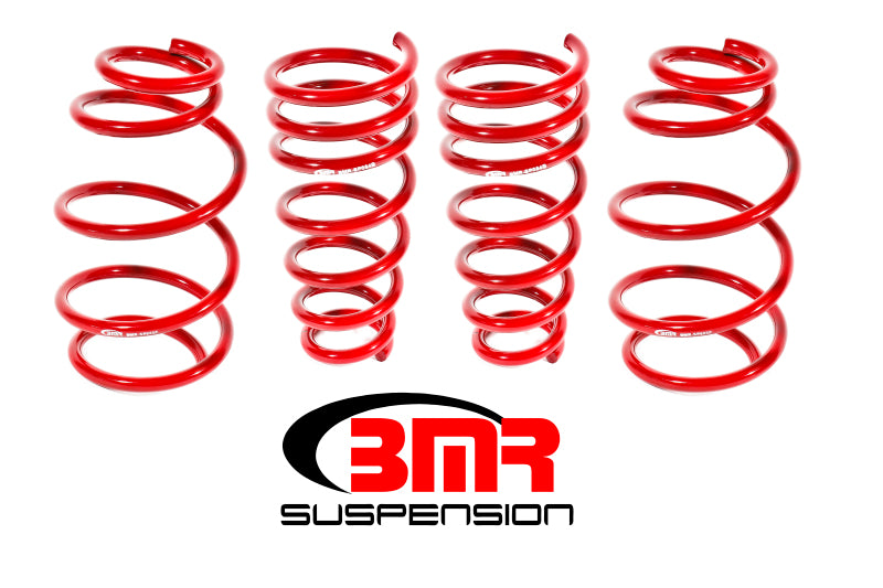 BMR 10-15 5th Gen Camaro V6 Lowering Spring Kit (Set Of 4) - Red BMR 10-15 5th Gen Camaro V6 Lowering Spring Kit (Set Of 4) - Red