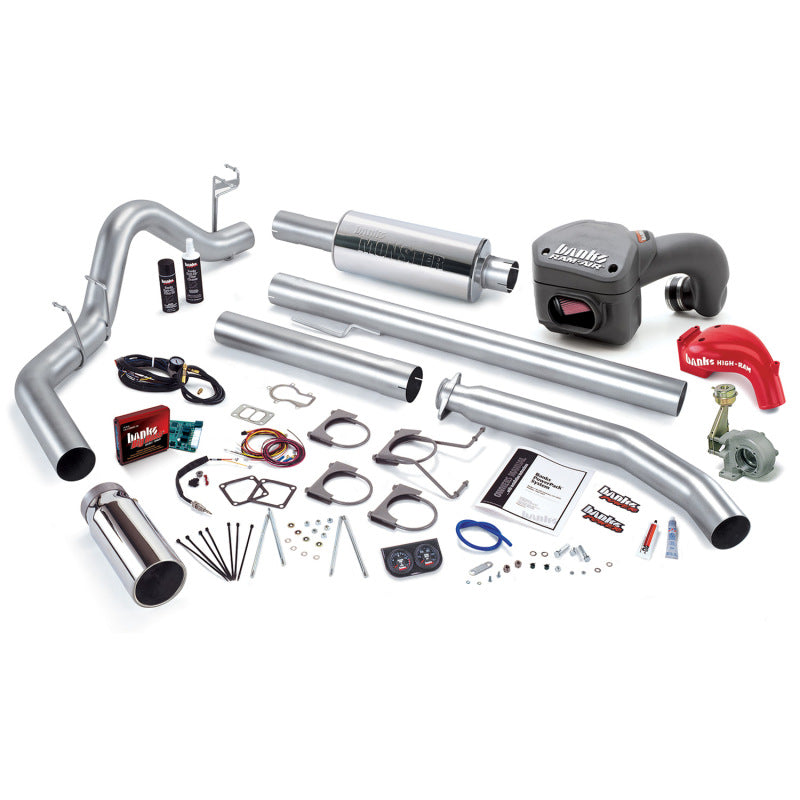 Banks Power 02 Dodge 5.9L 245Hp Ext Cab PowerPack System - SS Single Exhaust w/ Chrome Tip Banks Power 02 Dodge 5.9L 245Hp Ext Cab PowerPack System - SS Single Exhaust w/ Chrome Tip