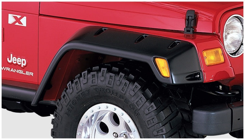 Bushwacker 97-06 Jeep TJ Max Pocket Style Flares 2pc - Black Bushwacker 97-06 Jeep TJ Max Pocket Style Flares 2pc - Black