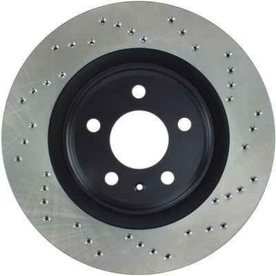 StopTech 12 Audi S4 Rear Left Drilled Rotor