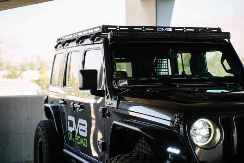 DV8 Offroad 2018+ Jeep Wrangler JLO A Pillar Dual Light Pod Mounts DV8 Offroad 2018+ Jeep Wrangler JLO A Pillar Dual Light Pod Mounts