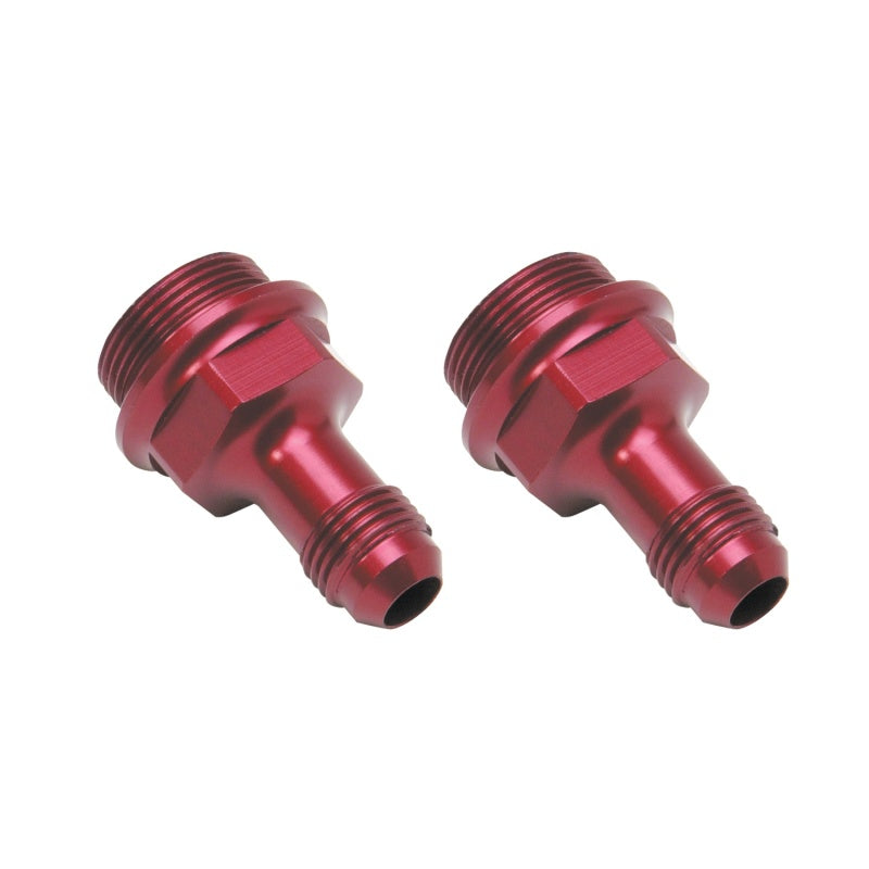 Russell Performance 7/8in -20 x -6 AN Male Flare Extended (2 pcs.) (Red/Blue) Russell Performance 7/8in -20 x -6 AN Male Flare Extended (2 pcs.) (Red/Blue)