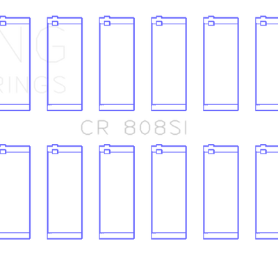 King Engine Bearings Chevrolet 369-502 GEN IV/V/VI (Size +0.60) Rod Bearing Set