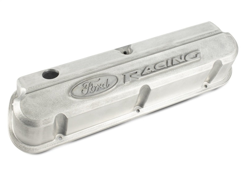 Ford Racing Slant Edge Valve Covers w/Ford Racing Logo - Bare Ford Racing Slant Edge Valve Covers w/Ford Racing Logo - Bare