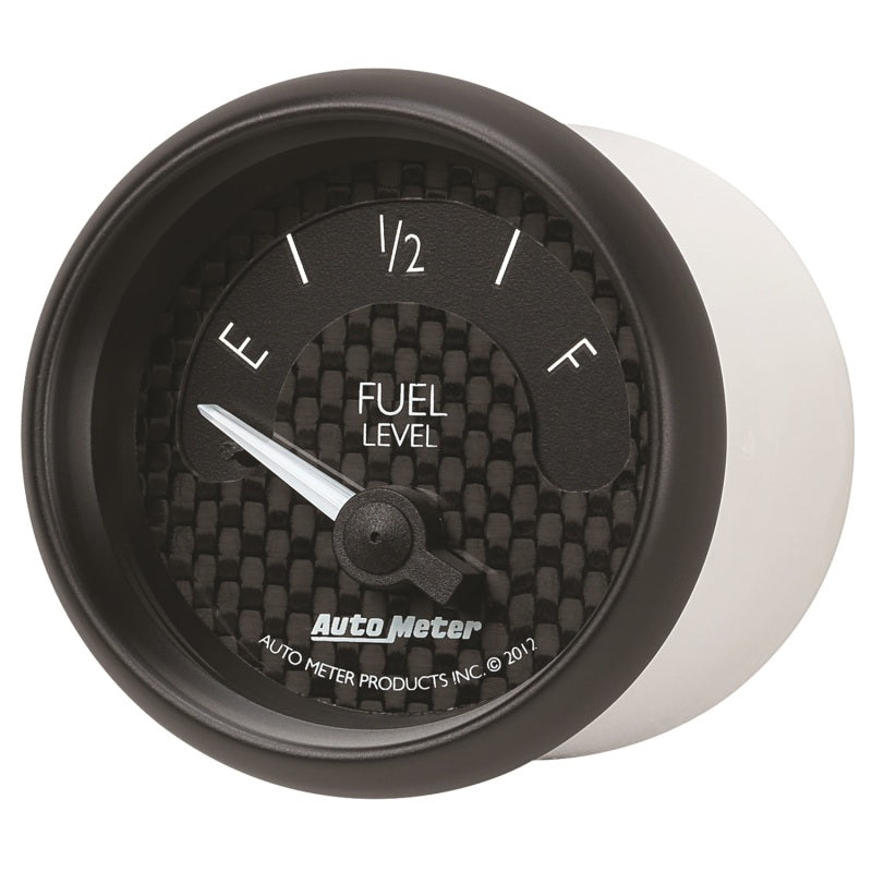 Autometer GT Series 52mm Short Sweep Electronic 240-33 ohms Fuel Level (For use w/ 3262) Autometer GT Series 52mm Short Sweep Electronic 240-33 ohms Fuel Level (For use w/ 3262)