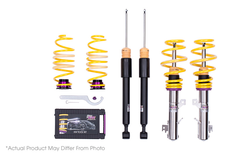 KW Coilover Kit V1 Honda Civic (all excl. Hybrid)w/ 16mm (0.63) front strut lower mounting bolt KW Coilover Kit V1 Honda Civic (all excl. Hybrid)w/ 16mm (0.63) front strut lower mounting bolt
