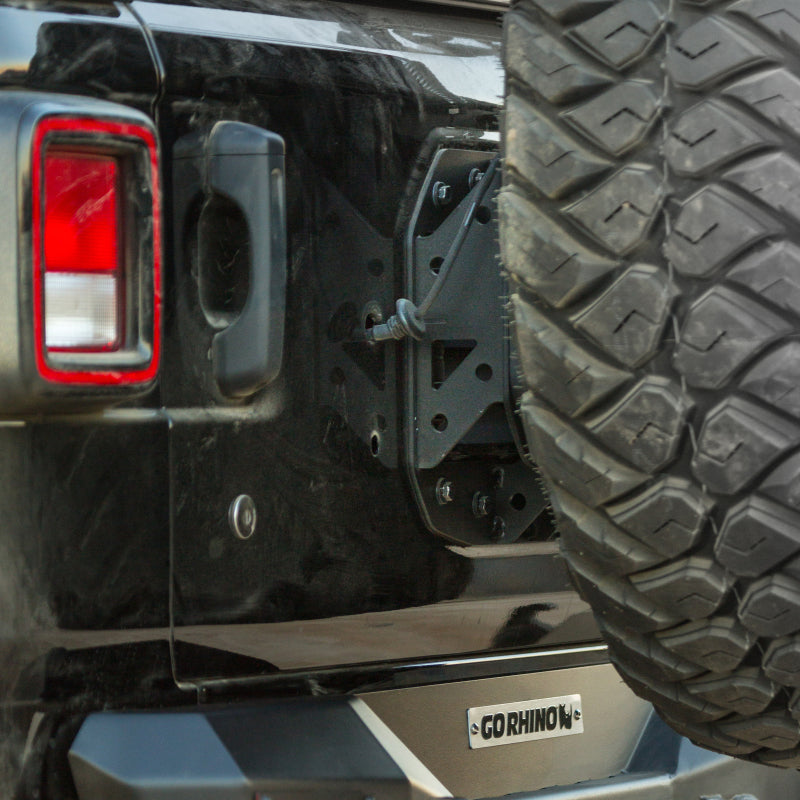 Go Rhino 18-20 Jeep Wrangler JL/JLU Rockline Spare Tire Relocation Go Rhino 18-20 Jeep Wrangler JL/JLU Rockline Spare Tire Relocation