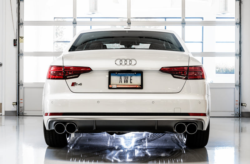 AWE Tuning Audi B9 S5 Sportback Track Edition Exhaust - Non-Resonated (Silver 102mm Tips) AWE Tuning Audi B9 S5 Sportback Track Edition Exhaust - Non-Resonated (Silver 102mm Tips)