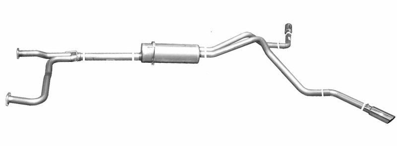 Gibson 04-10 Nissan Titan LE 5.6L 2.5in Cat-Back Dual Extreme Exhaust - Stainless Gibson 04-10 Nissan Titan LE 5.6L 2.5in Cat-Back Dual Extreme Exhaust - Stainless