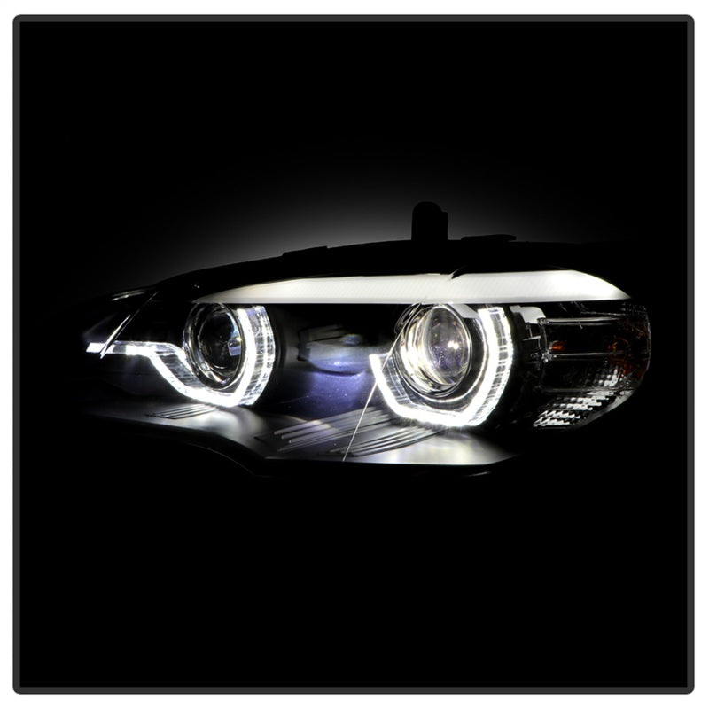 Spyder BMW X5 E70 07-10 Xenon/HID AFS High-Power LED Headlights - Black PRO-YD-BMWE7007AFSHIDAP-BK Spyder BMW X5 E70 07-10 Xenon/HID AFS High-Power LED Headlights - Black PRO-YD-BMWE7007AFSHIDAP-BK