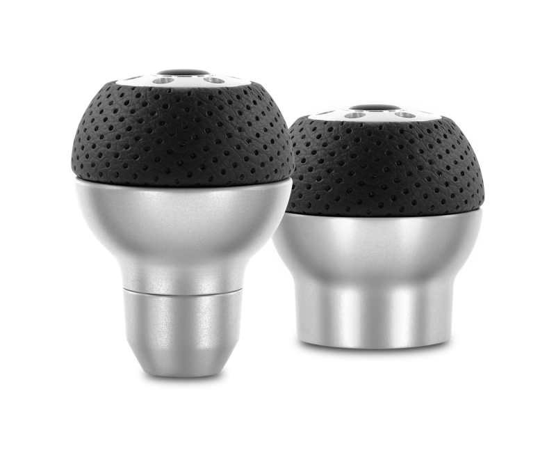 Momo Race Shift Knob - Aluminum, Black Airleather Insert Momo Race Shift Knob - Aluminum, Black Airleather Insert