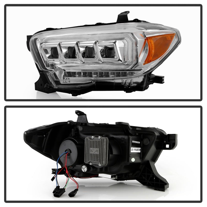 Spyder 16-20 Toyota Tacoma Halogen Model Only High-Power LED Headlights - Chrome PRO-YD-TT16HALAP-C Spyder 16-20 Toyota Tacoma Halogen Model Only High-Power LED Headlights - Chrome PRO-YD-TT16HALAP-C
