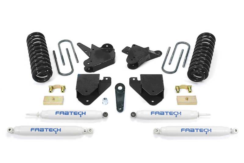 Fabtech 08-10 Ford F250 2WD V10 & Diesel 6in Basic Sys w/Perf Shks Fabtech 08-10 Ford F250 2WD V10 & Diesel 6in Basic Sys w/Perf Shks
